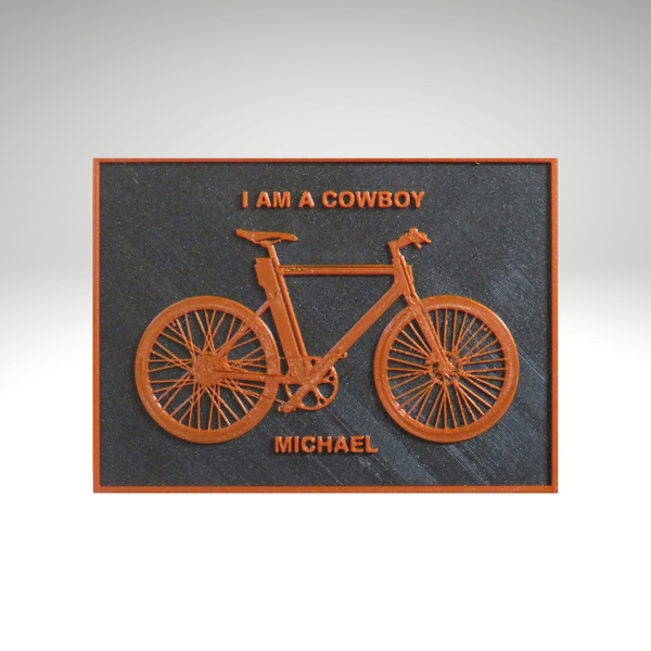 I on a cowboy - 3D image / voucher personalized - Kokox design