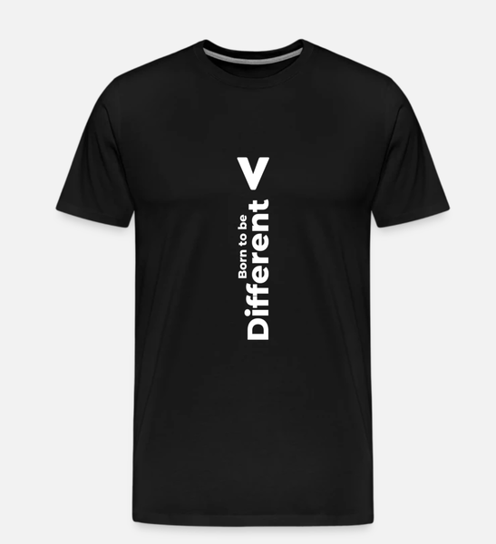 Premium T-Shirt für VanMoof Riders - Schwarz / Weiß - KoKoX Design