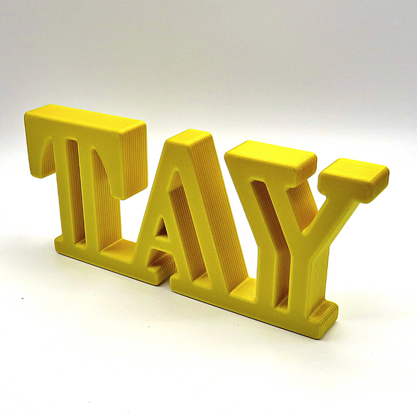 "TAY" 3D Schlüsselanhänger-Aufsteller-Wandtattoo