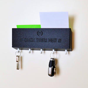 Design post and key holder with personalization - Kokox design