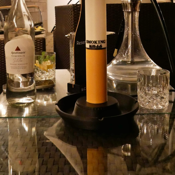 Smoking Kills Designleuchte – in Zigarettenform mit optionalem Aschenbecher