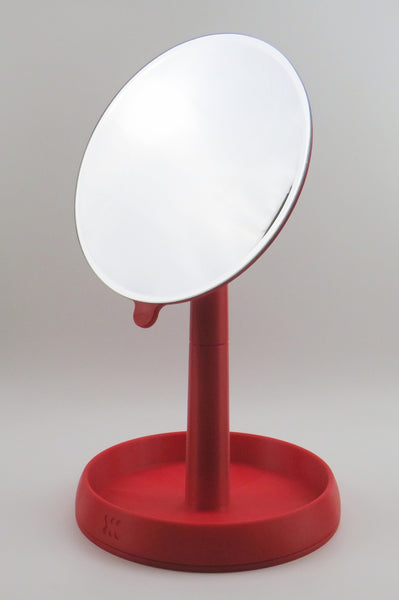 Faire-up miroir rouge