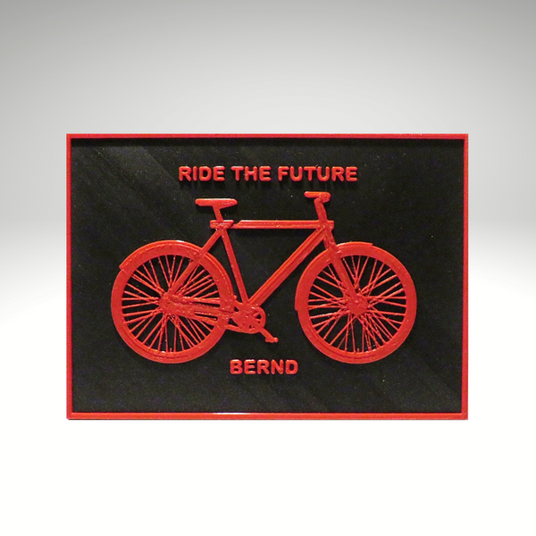 Ride the Future - 3D Bild / Gutschein personalisiert