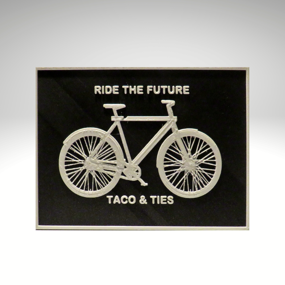 Ride the Future - 3D Bild / Gutschein personalisiert