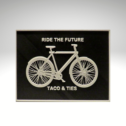 Ride the future - 3D picture / voucher personalized
