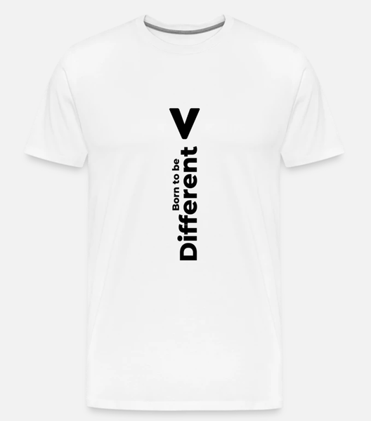 Premium T-Shirt für VanMoof Riders - Schwarz / Weiß